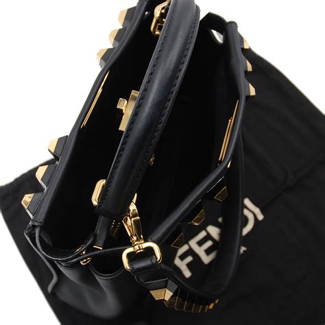 fendi peekaboo regular gold edition|Fendi peekaboo regular size.